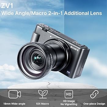 ZV E-10 レンズキット、バッテリー 、Ulanzi WL-3ワイドレンズ Amazon | Ulanzi WL-3 ZV-E10 A7C 広角レンズ 超広角 マクロ